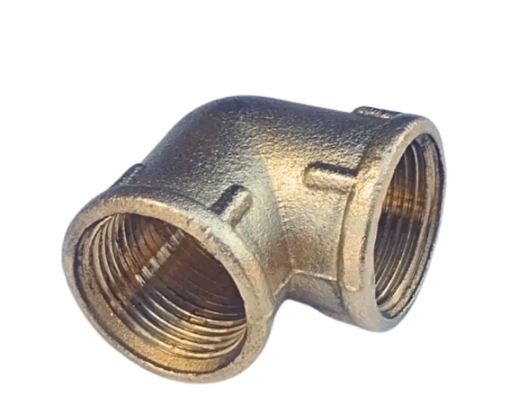 Коліно латунне 3/4 ВВ посилене