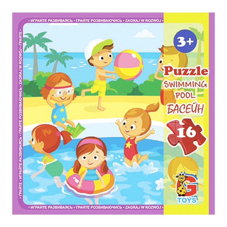 Пазл Бассейн 16 элементов 21х20 см