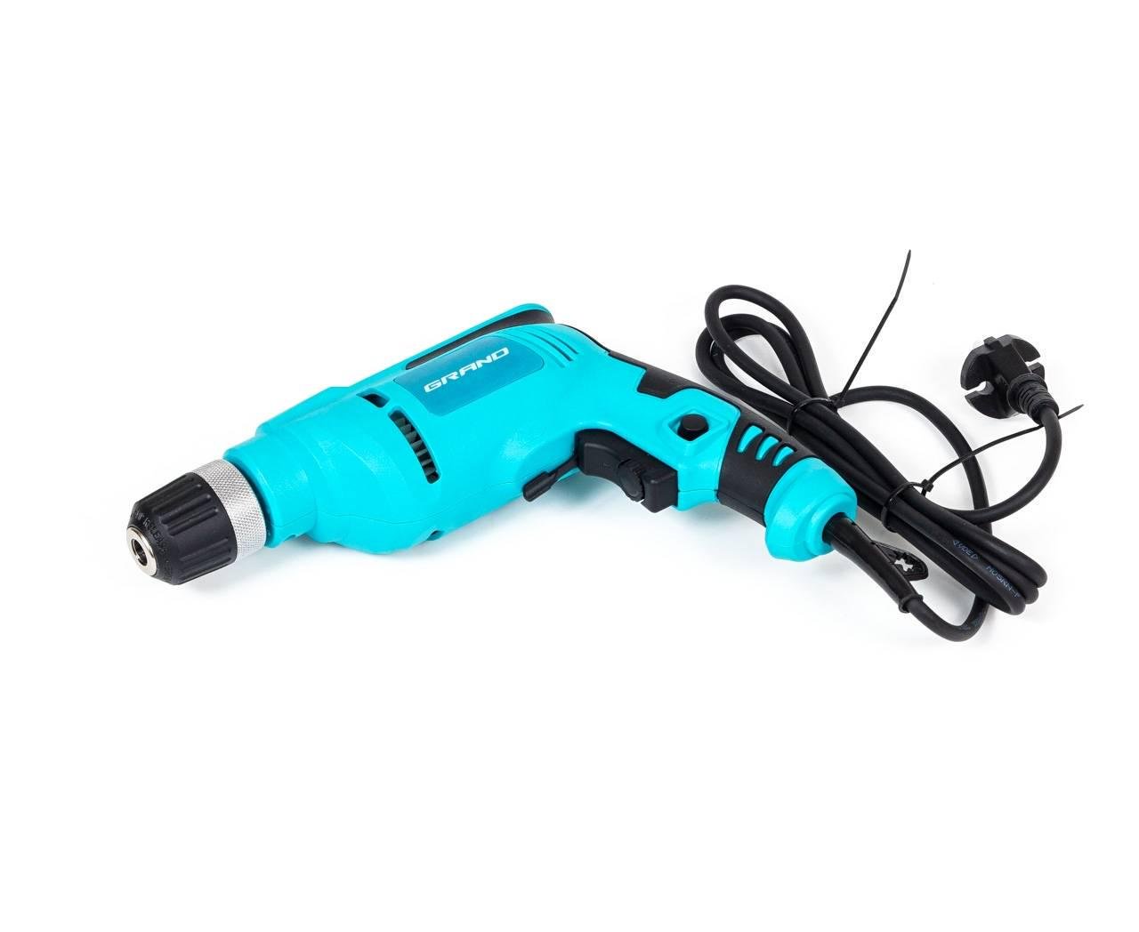 Дрель-шуруповерт сетевой Grand ДЭ-720 720 Вт (11777278)