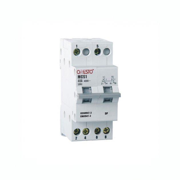 Переключатель ввода резерва Onesto MCS240 I-0-II 2P 40 А 230 V (MCS240)