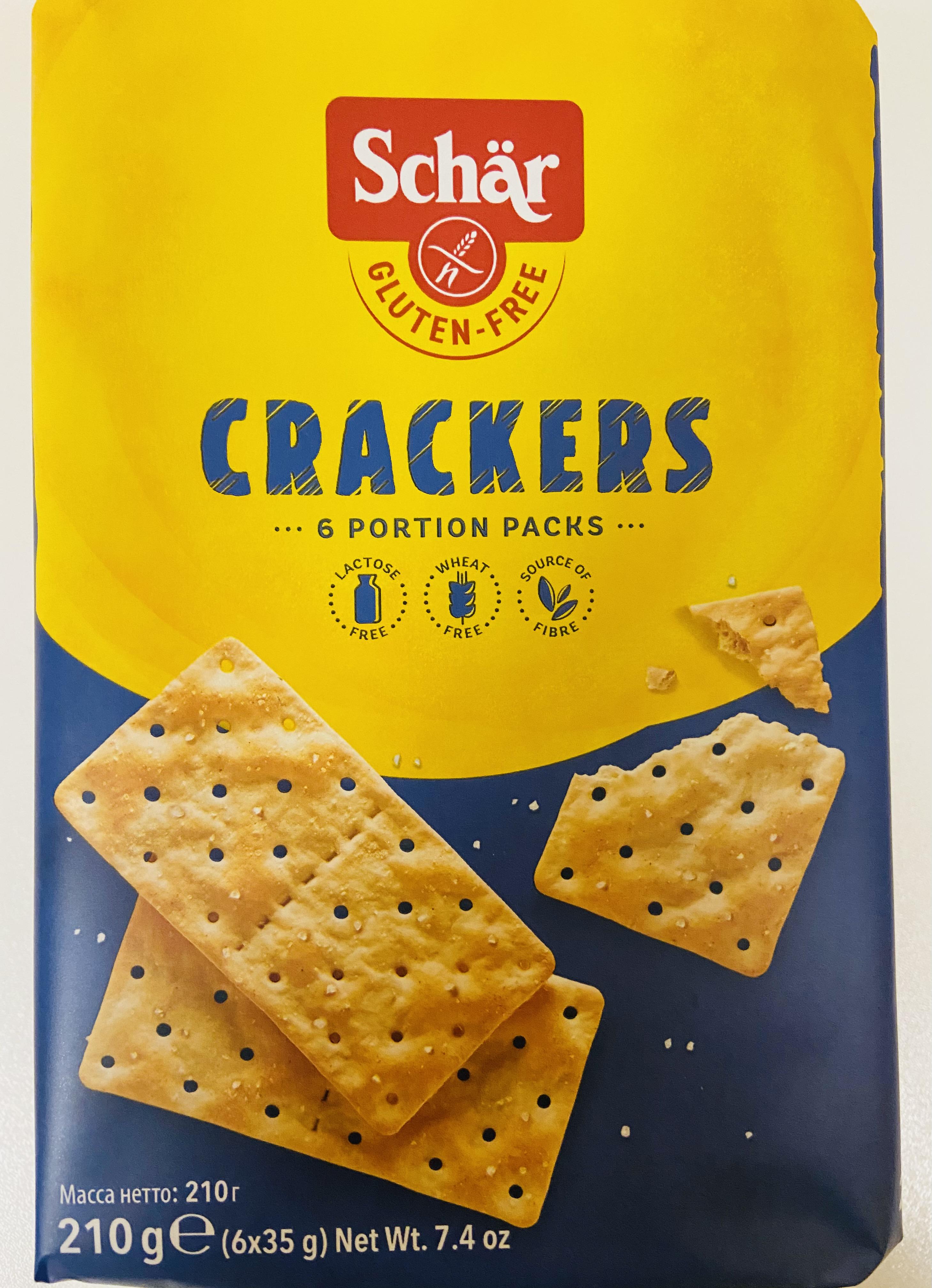 Крекери без глютену Dr. Schar Crackers 210 г (11776737)