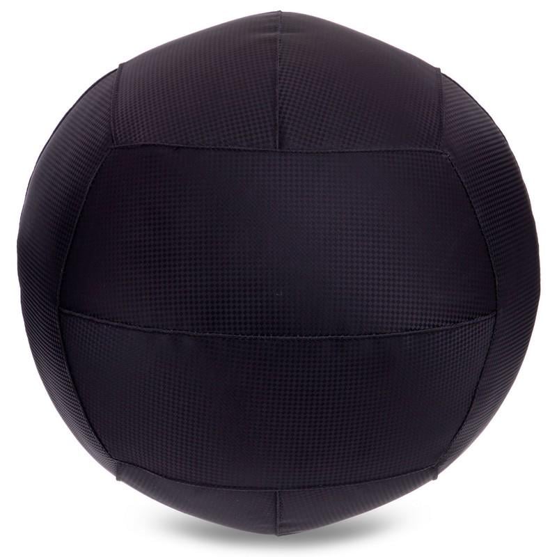 М'яч набивний для кросфіту волбол Zelart WALL BALL FI-2637-9 9 кг Чорний (DR003541) - фото 2