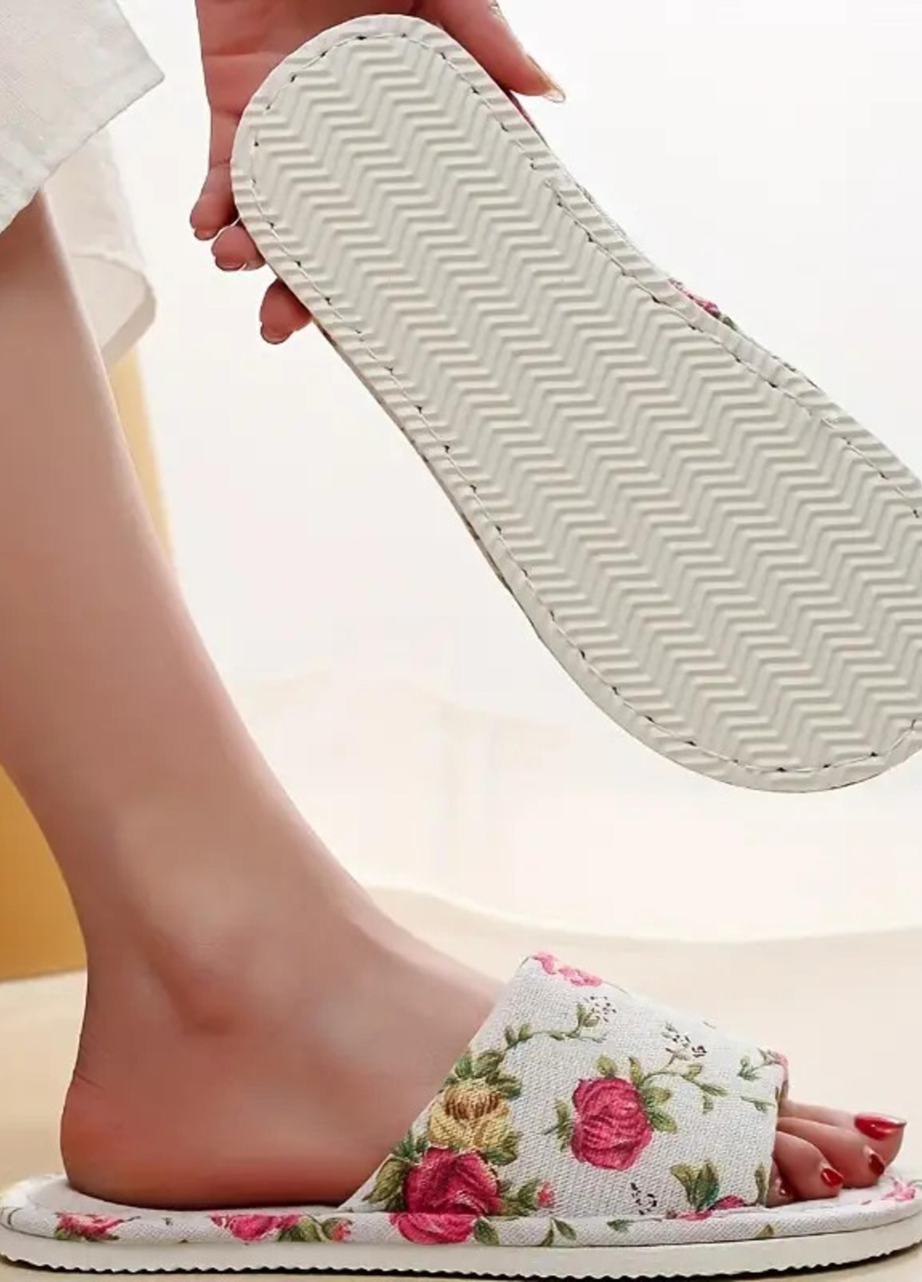 Капці жіночі з відкритим носком р. 38/39 26 см Рожевий - фото 5