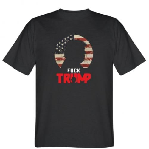 Футболка мужская "F#ck Trump" 3XL Черный (19228220-2-210557-XXXL)
