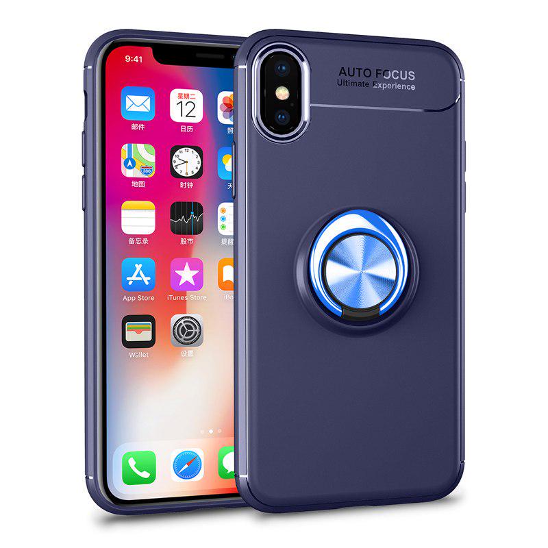 Чехол с кольцом Auto Focus для iPhone XS Max Blue (08550-28) Чехол с кольцом Auto Focus для iPhone XS Max Blue (08550-28)