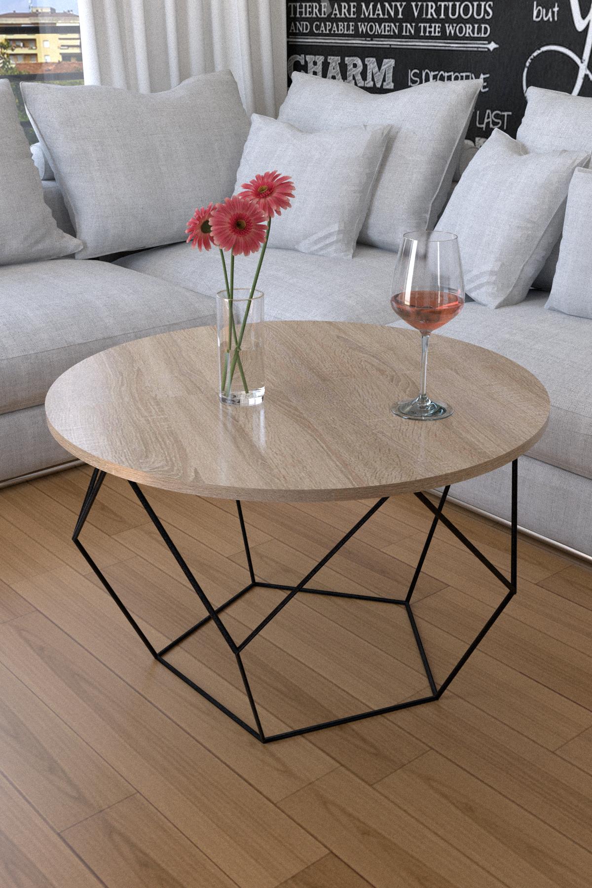 Журнальный стол EcoLoft Оникс DSP-1282-8 в стиле лофт Дуб Сонома (29879095) Журнальный стол EcoLoft Оникс DSP-1282-8 в стиле лофт Дуб Сонома (29879095)