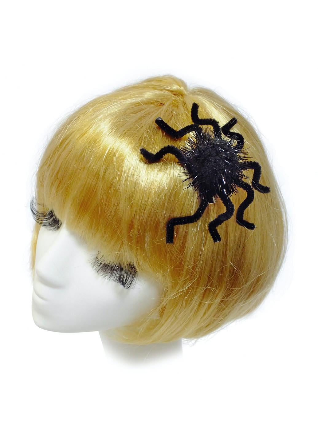 Заколка Паук маленький с булавкой (15-629BLK-S)