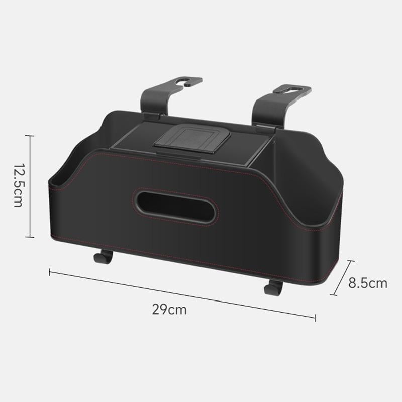 Органайзер автомобільний Ningbo підстаканник/серветниця на спинку заднього сидіння Чорний (3403) - фото 5