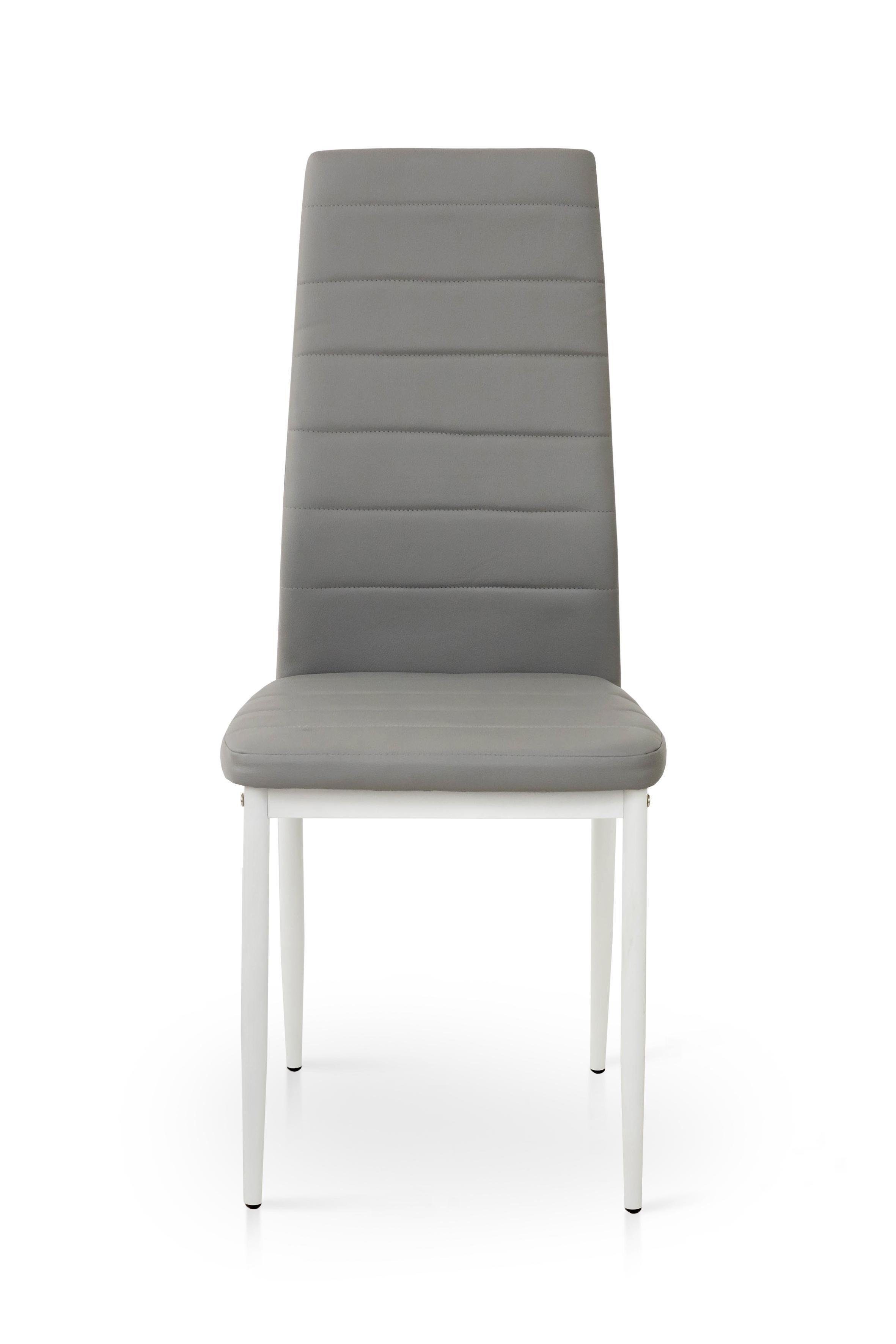 Стілець для кухні та вітальні ГРЕЙС Ріо 390х960х530 мм Білий/Сірий (GAА0052498) - фото 1