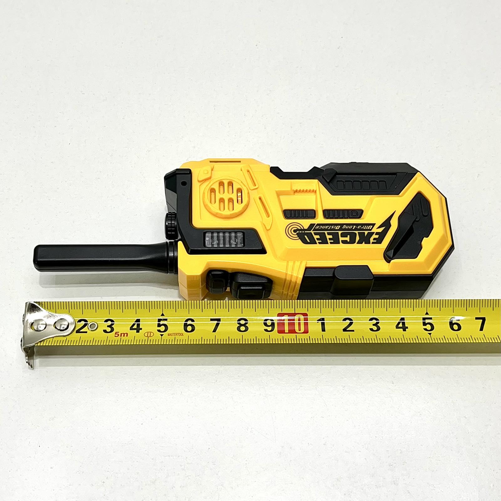 Ігровий набір рацій LING YUN ZHI звук/світло на батарейках 16 см 2 шт. Чорно-жовтий (LZ079) - фото 3 Ігровий набір рацій LING YUN ZHI звук/світло на батарейках 16 см 2 шт. Чорно-жовтий (LZ079) - фото 3