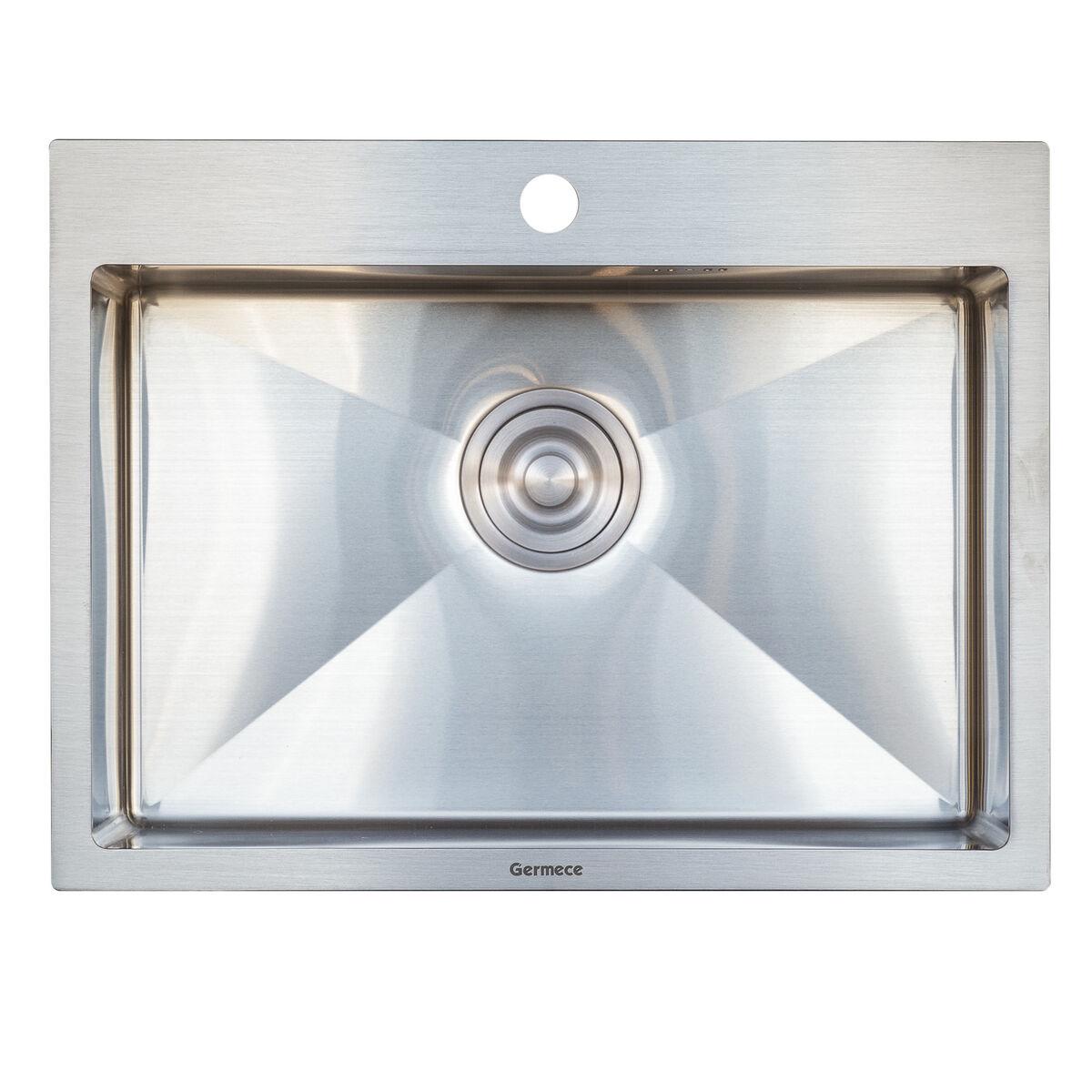 Мийка кухонна Platinum PLS-A32506 прямокутна з нержавіючої сталі 680x460 мм (152593)