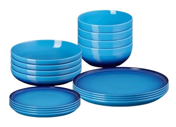 Столовый сервиз Le Creuset 12 предметов 4 персоны Azure (le_dinnerware_set_azure)