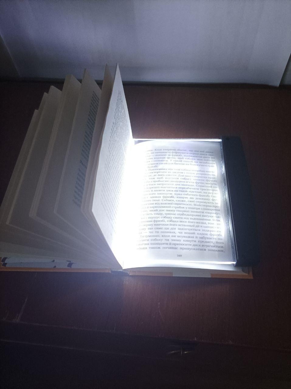 Лампа для читання книг LED Чорний (1785593471) - фото 6