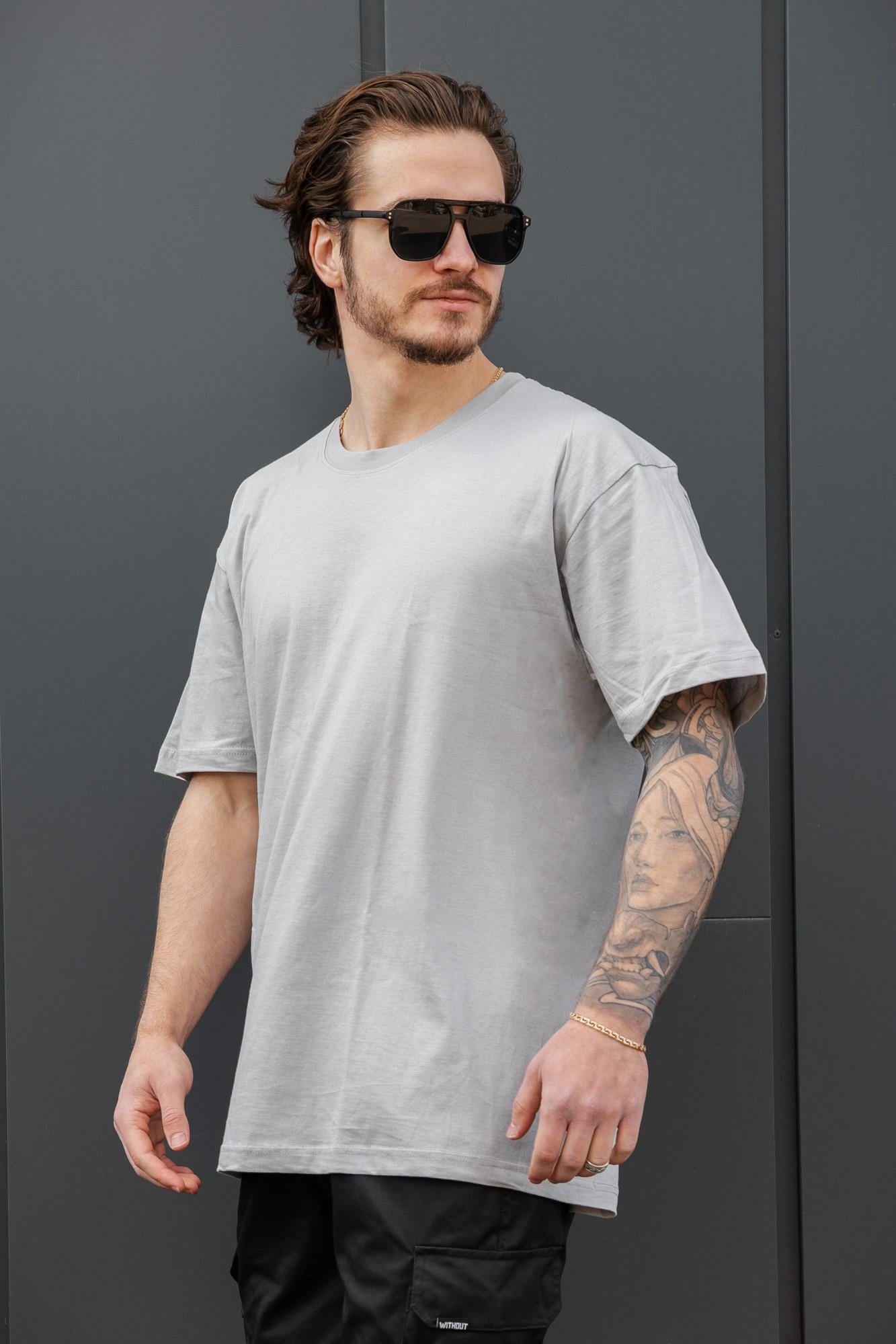 Футболка оверсайз Without Greatest 2XL/3XL Light Gray (2XL/3XL8056449 8056450)