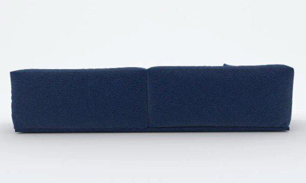 Диван прямой Jecksonloft Брюс рогожка 210х112х75 см Синий (0131/210) - фото 4