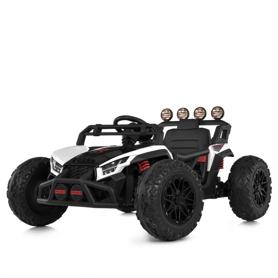 Детский электробагги Bambi 12V 4x35W с пультом/MP3/Bluetooth до 30 кг Белый (DE-169-E-536)