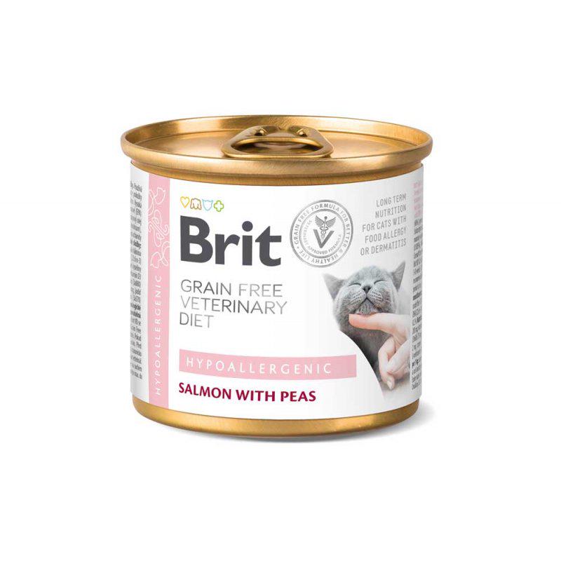 Консерва Brit GF Veterinary Diet Cat Cans Hypoallergenic 200 г (8595602549825) Консерва Brit GF Veterinary Diet Cat Cans Hypoallergenic 200 г (8595602549825)