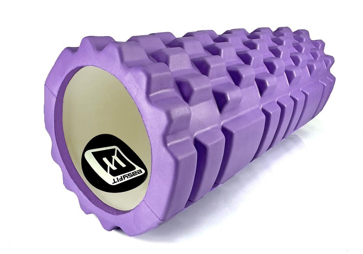 Массажный ролик EasyFit Grid Roller v.1.1 33 см Фиолетовый (EF-2020-V)