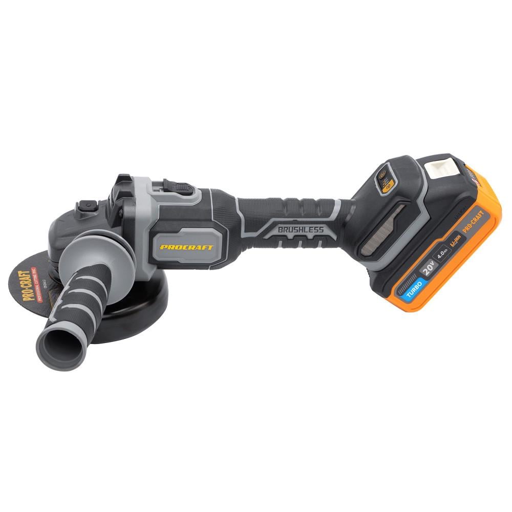 Болгарка аккумуляторная Procraft Industrial AG125B 1 АКБ и кейс 125 мм 20V