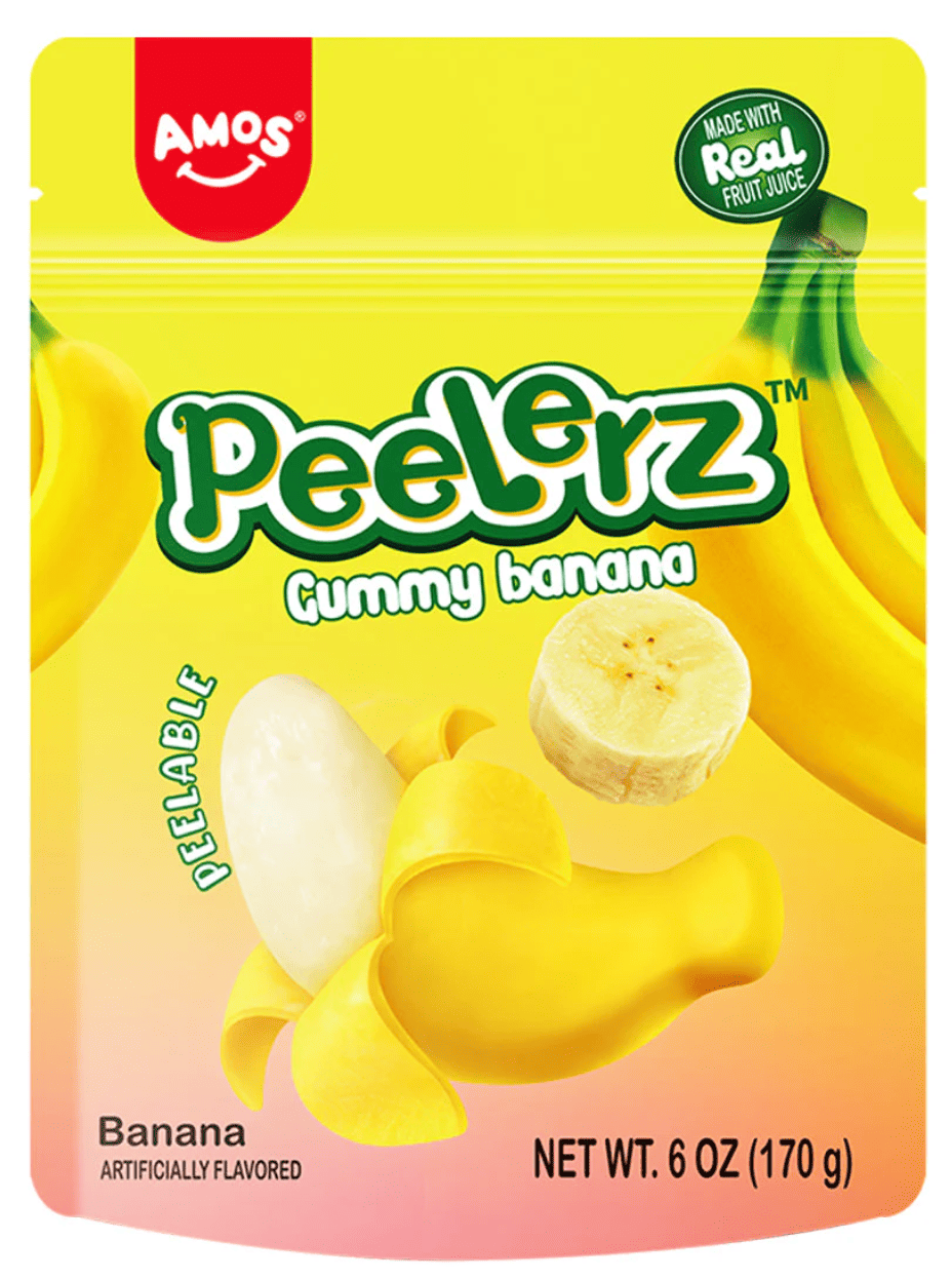 Конфеты желейные Amos Peelerz Banana 170 г (2752735015)