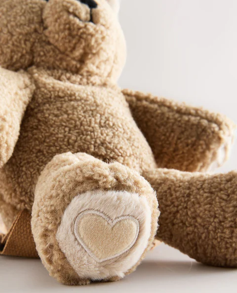 Рюкзак плюшевый Мишка Bear Backpack Коричневый - фото 4