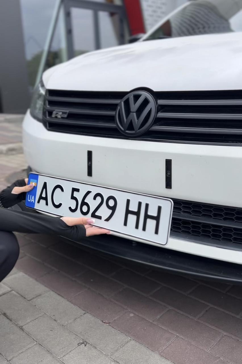 Крепления безрамочные Bezramkavto слайды для 1 номерного знака аналоги магнитных Белые - фото 5