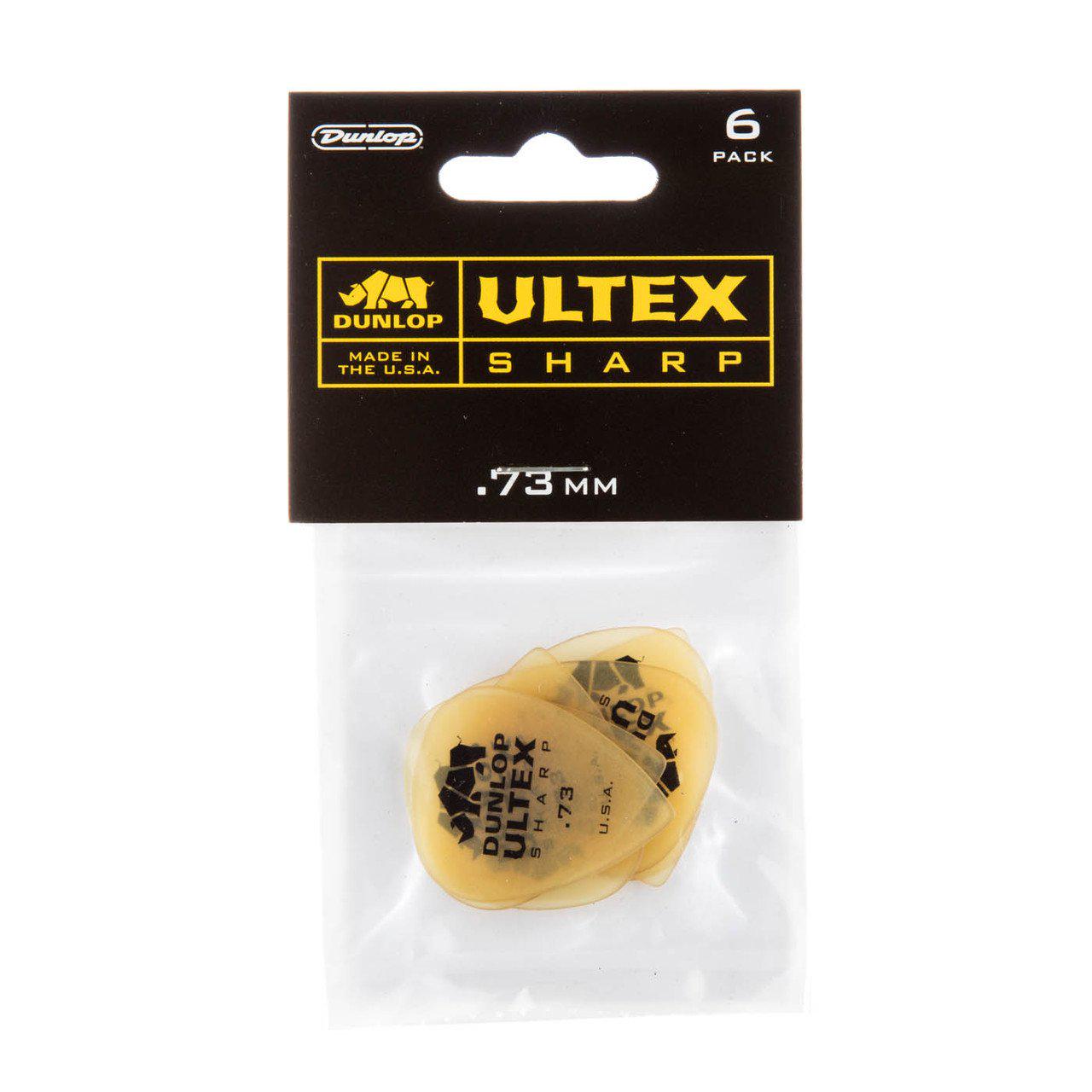 Медиатор Dunlop 433P.73 Ultex Sharp 0,73 мм 6 шт. (116398) - фото 3