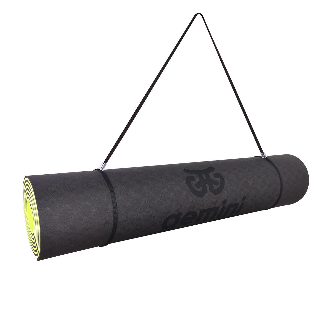 Коврик для фитнеса и йоги Gemini Pro GE-6BLGR TPE/TC 6 мм (14729314) - фото 5 Коврик для фитнеса и йоги Gemini Pro GE-6BLGR TPE/TC 6 мм (14729314) - фото 5