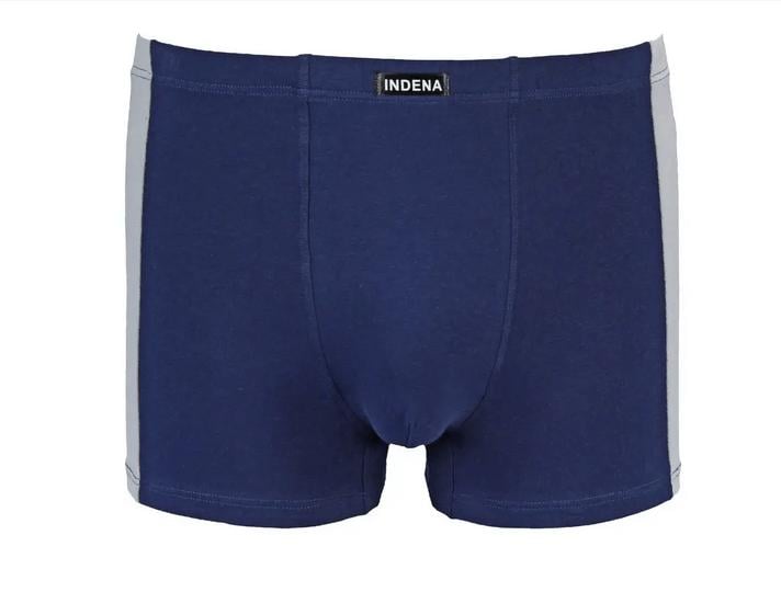 Мужские боксеры стрейчевые INDENA 3XL р. 50-52 2 шт. Темно-синий (81077)