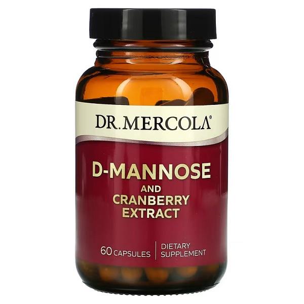 Урологический препарат Dr. Mercola D-Mannose and Cranberry Extract 60 капс. (000021406) Урологический препарат Dr. Mercola D-Mannose and Cranberry Extract 60 капс. (000021406)