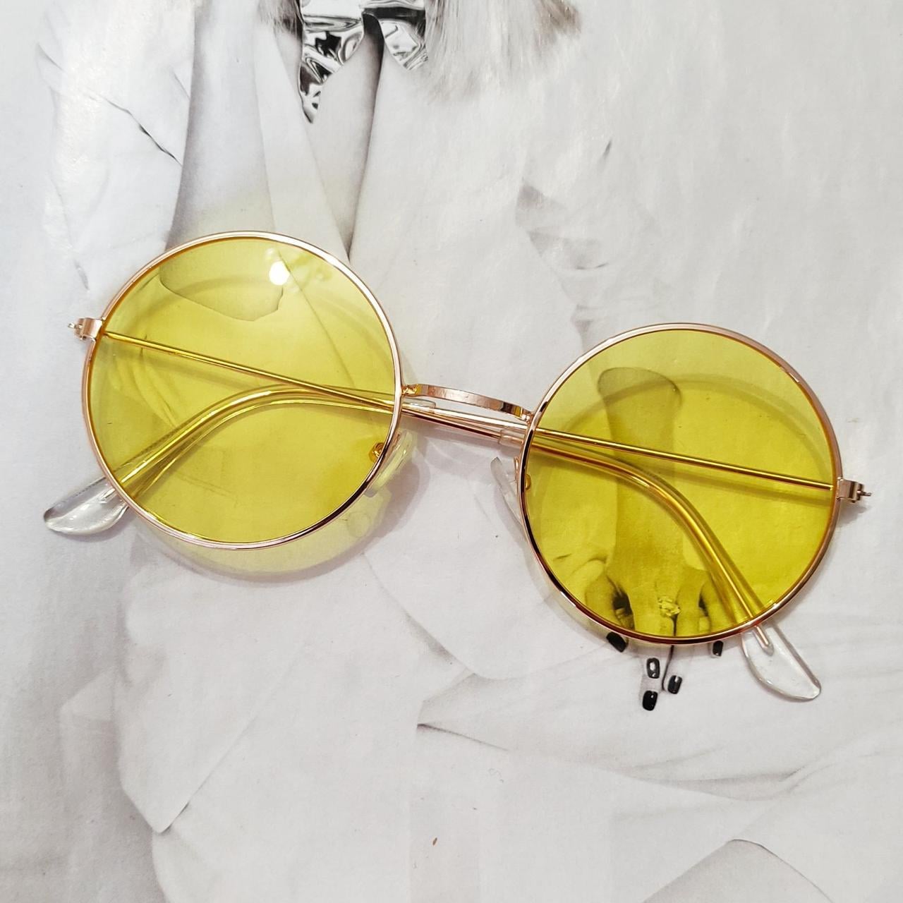 Очки круглые тишейды Желтый