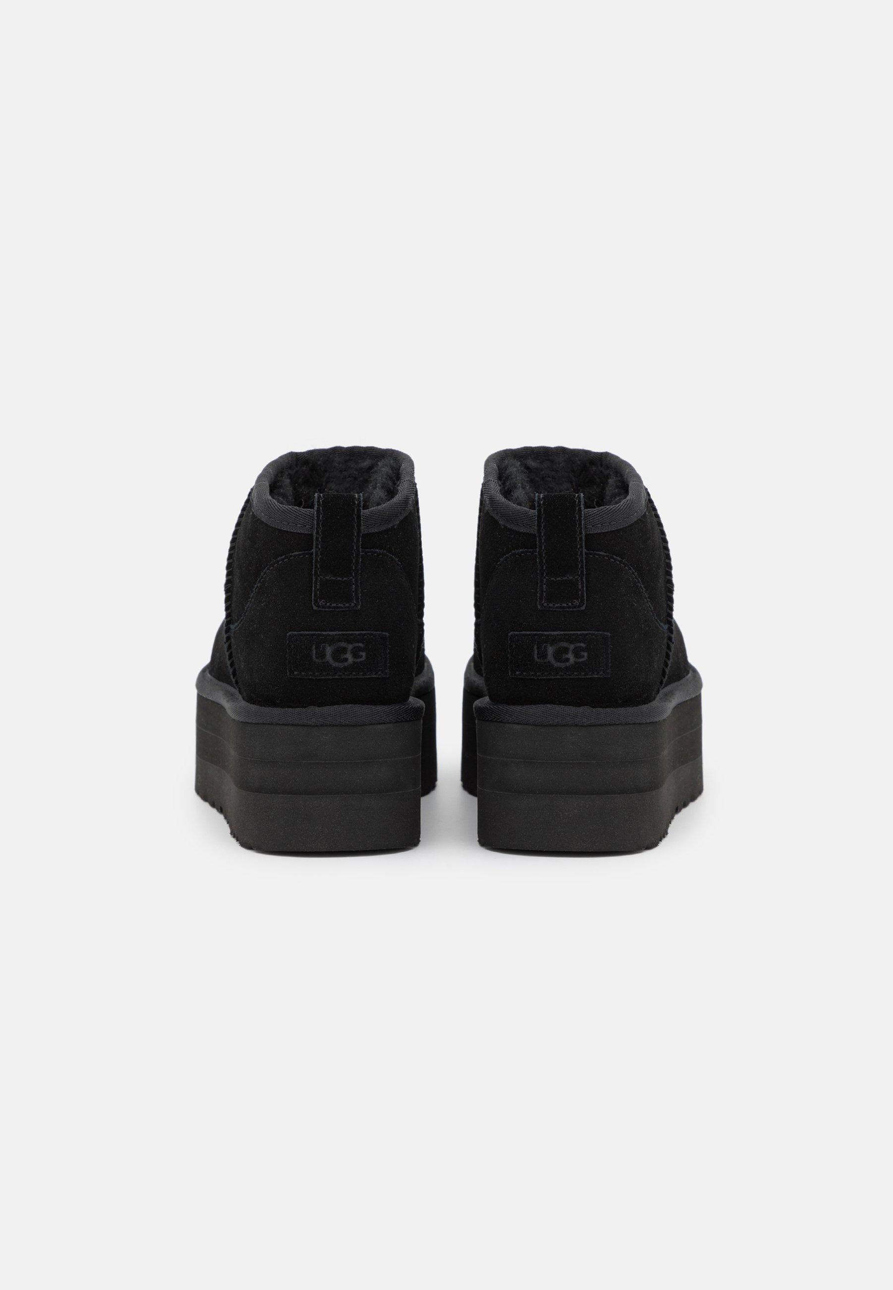 Угги женские UGG Classic Ultra Mini Platform р. 40 Black (1135092) - фото 4