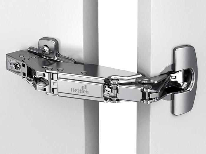 Петля накладная с доводчиком Hettich Clip-on Sensys 165x ⌀ 35 мм Никель (24957180)
