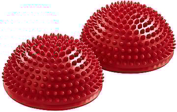 Полусфера массажная балансировочная IronMaster 2 шт Красный