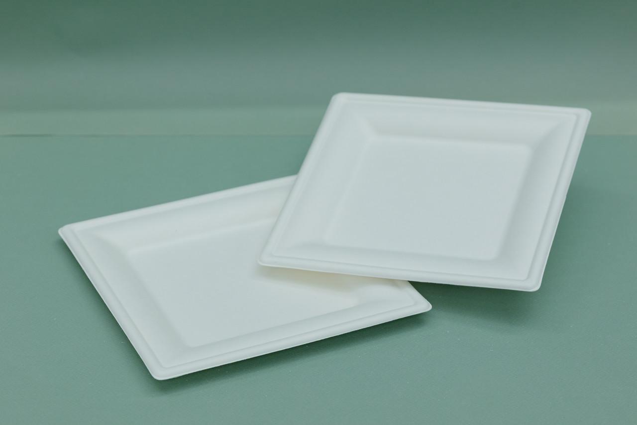 Одноразовая тарелка квадратная 20х20 см 125 шт. - фото 3