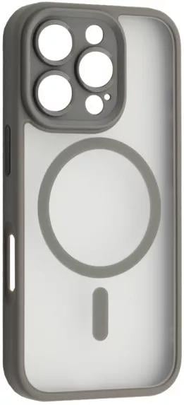 Чохол для телефону iPhone 16 Rock Guard Anti-drop Series TPU з Magsafe Сірий (Gra-7777U) Чохол для телефону iPhone 16 Rock Guard Anti-drop Series TPU з Magsafe Сірий (Gra-7777U)