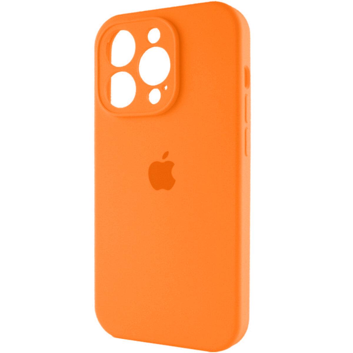 Протиударний чохол для Apple iPhone 15 Pro Max Silicone Full Case AA Camera Protect / Orange - фото 3