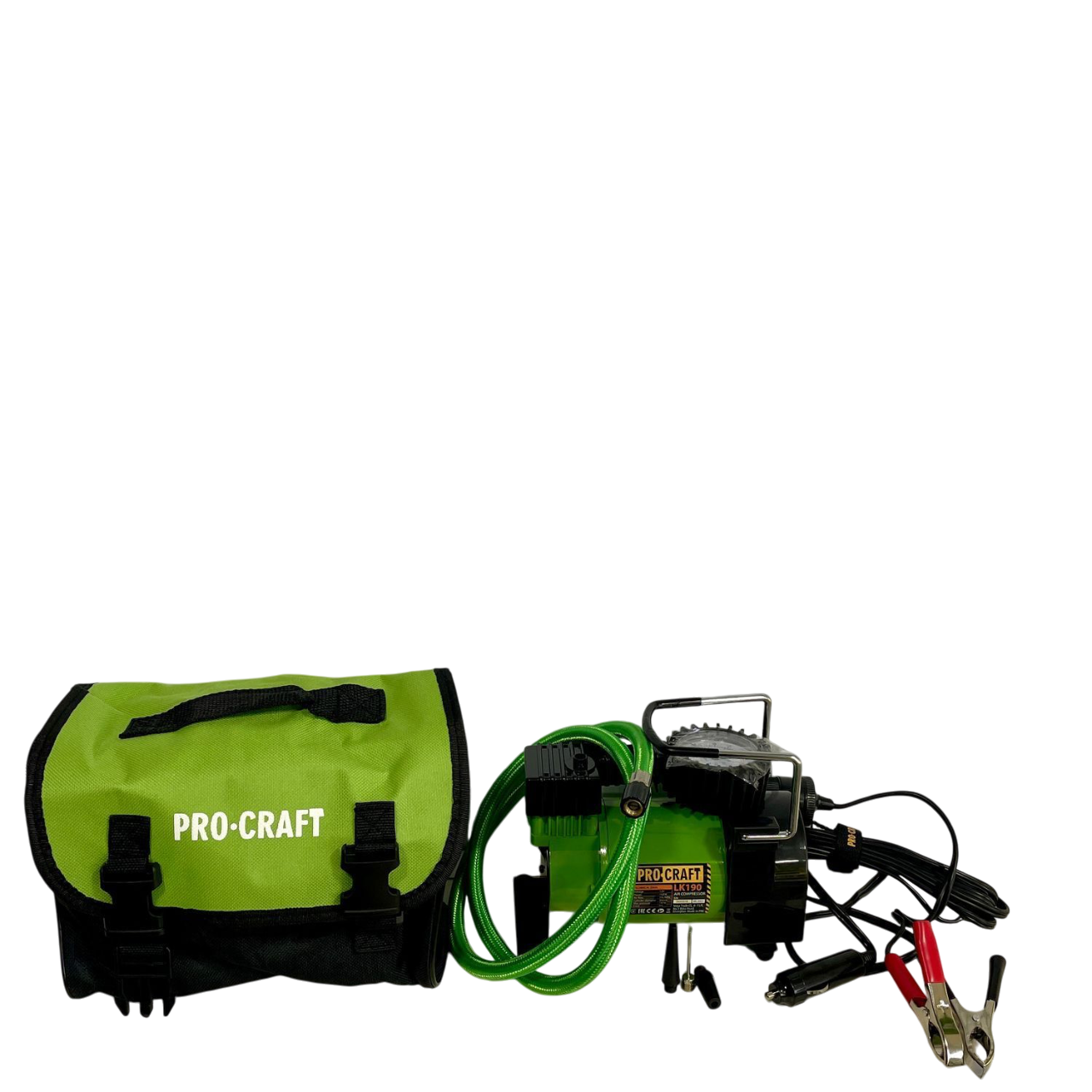 Компресор автомобільний ProCraft LK190 12В 35 л/хв 7 атм в сумці (000190) - фото 2 Компресор автомобільний ProCraft LK190 12В 35 л/хв 7 атм в сумці (000190) - фото 2