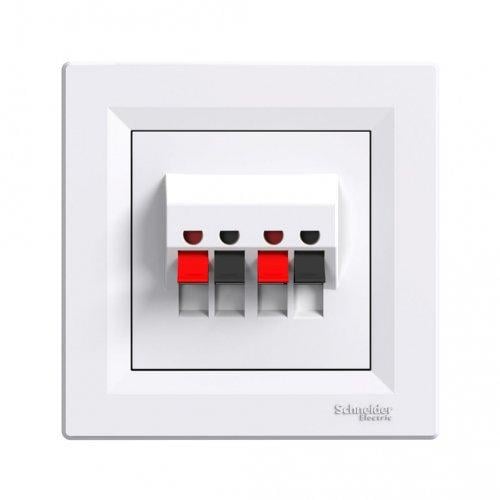 Аудиорозетка Schneider Electric Asfora Белый (1254281450)