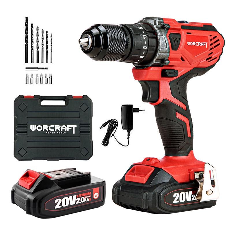 Шуруповерт аккумуляторный Worcraft CHD-S20LiWB 40Нм