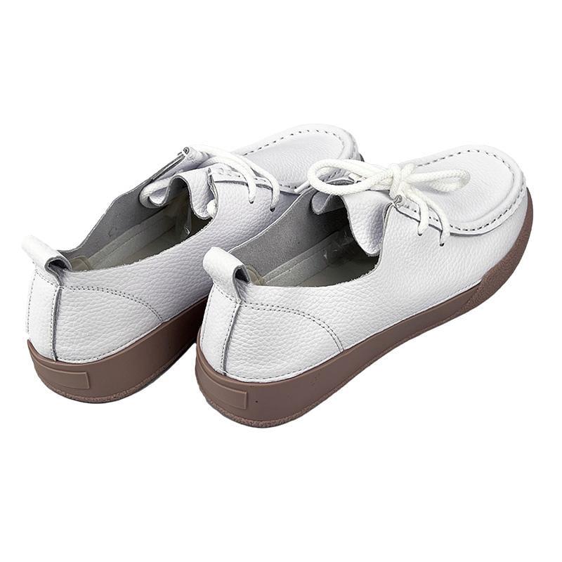 Мокасини жіночі шкіряні 6095-1 p. 36 23 см Білий - фото 4