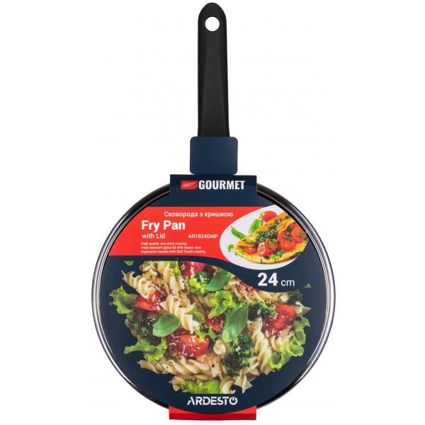 Сковорода Ardesto Gemini Gourmet Aosta с крышкой 24 см