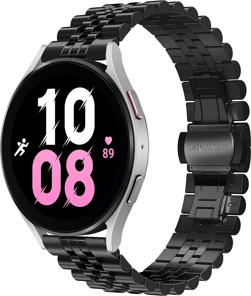 Браслет металлический Stech для Galaxy Watch 5 44 мм Black (29603-2B)