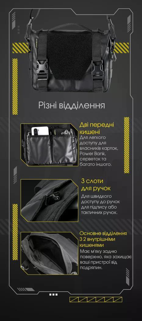 Сумка Nitecore SLB05 поліестер 500D (27831800) - фото 10 Сумка Nitecore SLB05 поліестер 500D (27831800) - фото 10