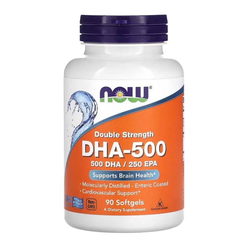 Рыбий жир NOW DHA-500/250 EPA 90 капс. (10262-01)