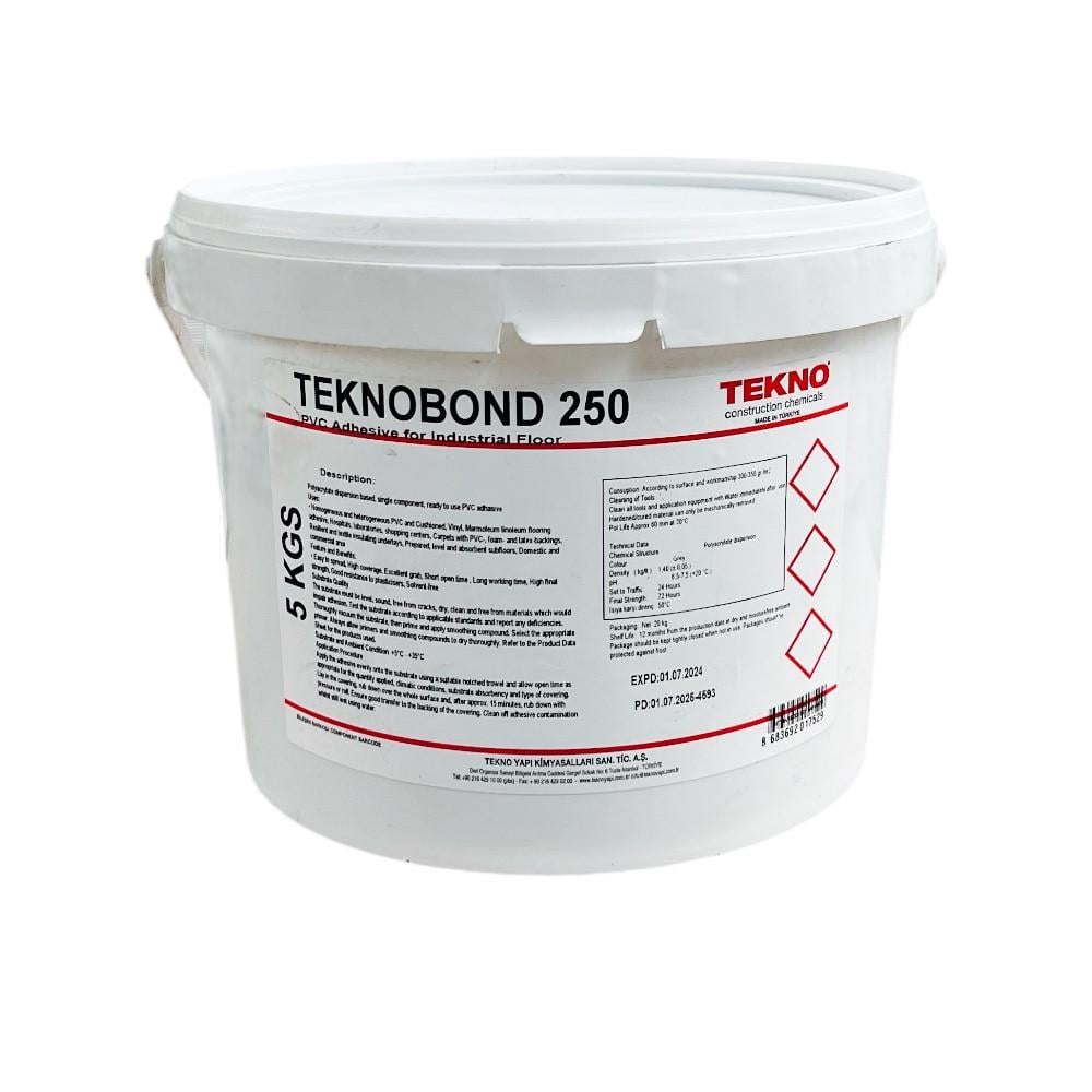 Клей напольный Tekno bond 250 LVT для линолеума/виниловой плитки 5 кг (35817750)