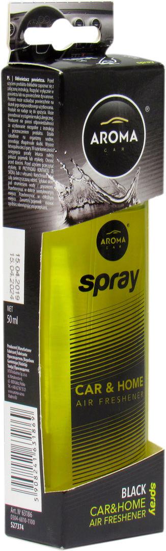 Ароматизатор для авто Aroma Car Spray Black спрей 50 мл (0393020)