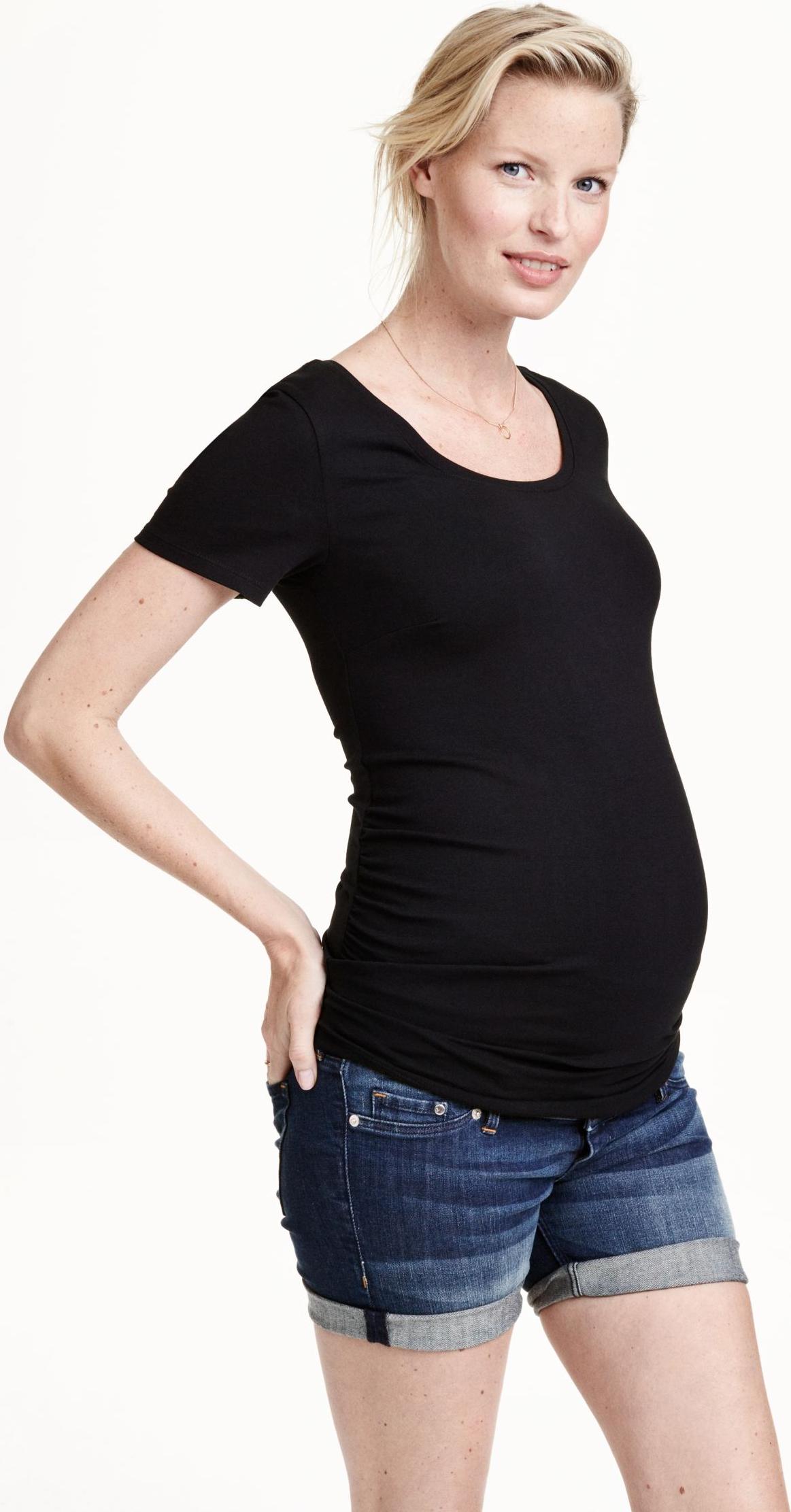 Футболка для беременных S Черный (8117191dm)