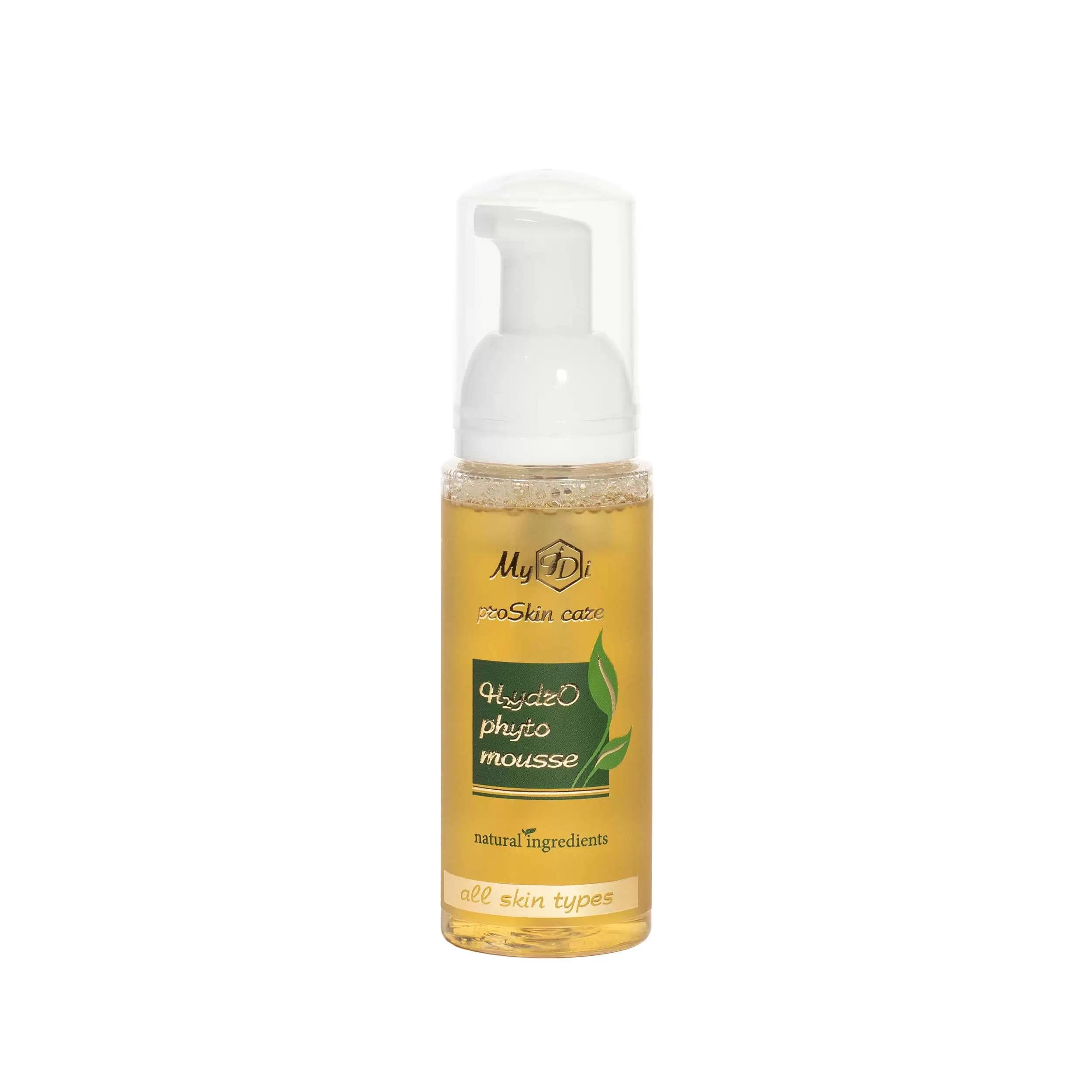 Очищающий увлажняющий мусс MyIDi для всех типов кожи H2ydrO phyto mousse миниатюра 80 мл (4821284851296-1)
