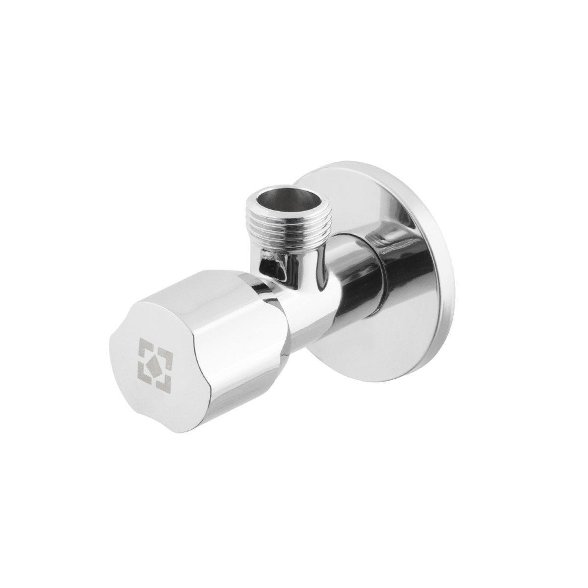 Кран приборный угловой Raftec VMI0101 ABS handle 1/2" ЗЗ Silver (SW-99355) Кран приборный угловой Raftec VMI0101 ABS handle 1/2" ЗЗ Silver (SW-99355)